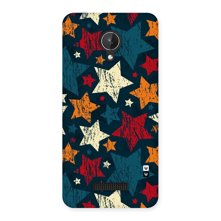 Rugged Star Design Back Case for Micromax Canvas Spark Q380