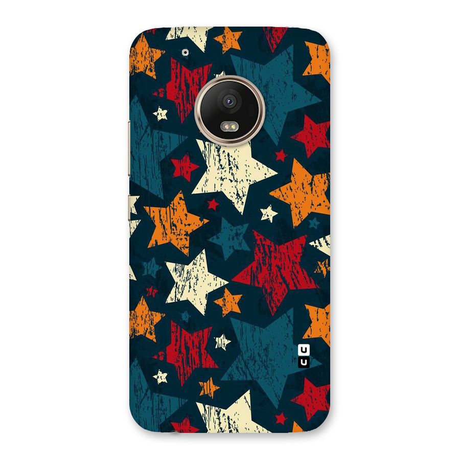 Rugged Star Design Back Case for Moto G5 Plus