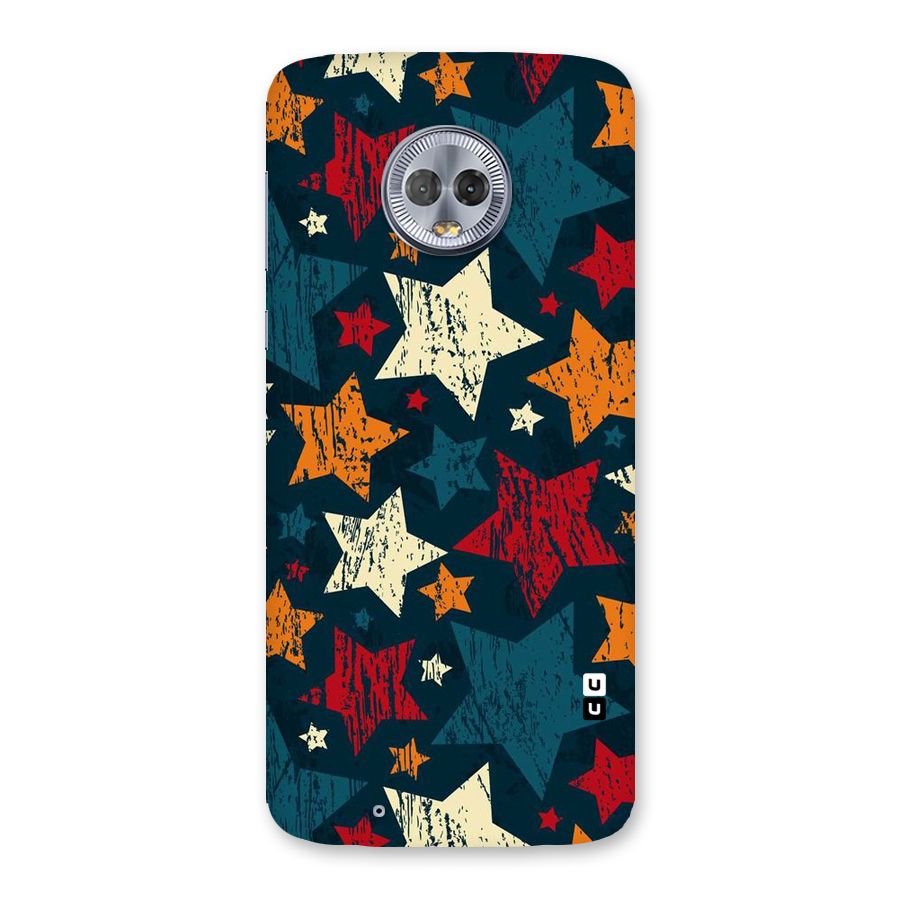 Rugged Star Design Back Case for Moto G6