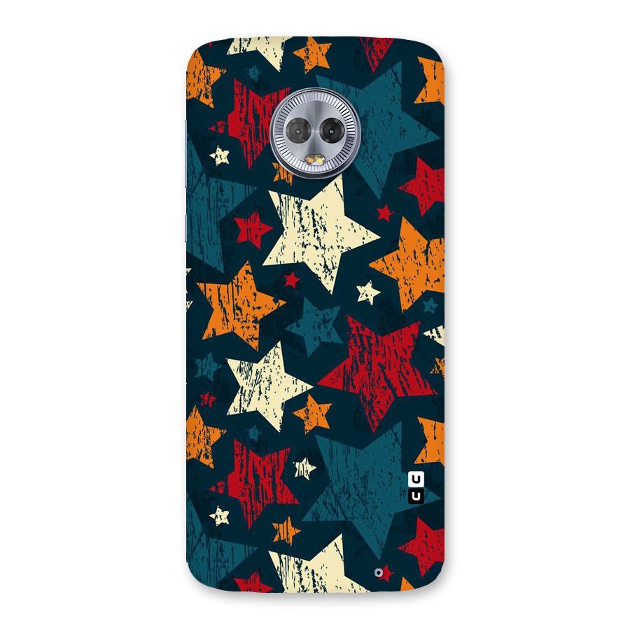 Rugged Star Design Back Case for Moto G6 Plus