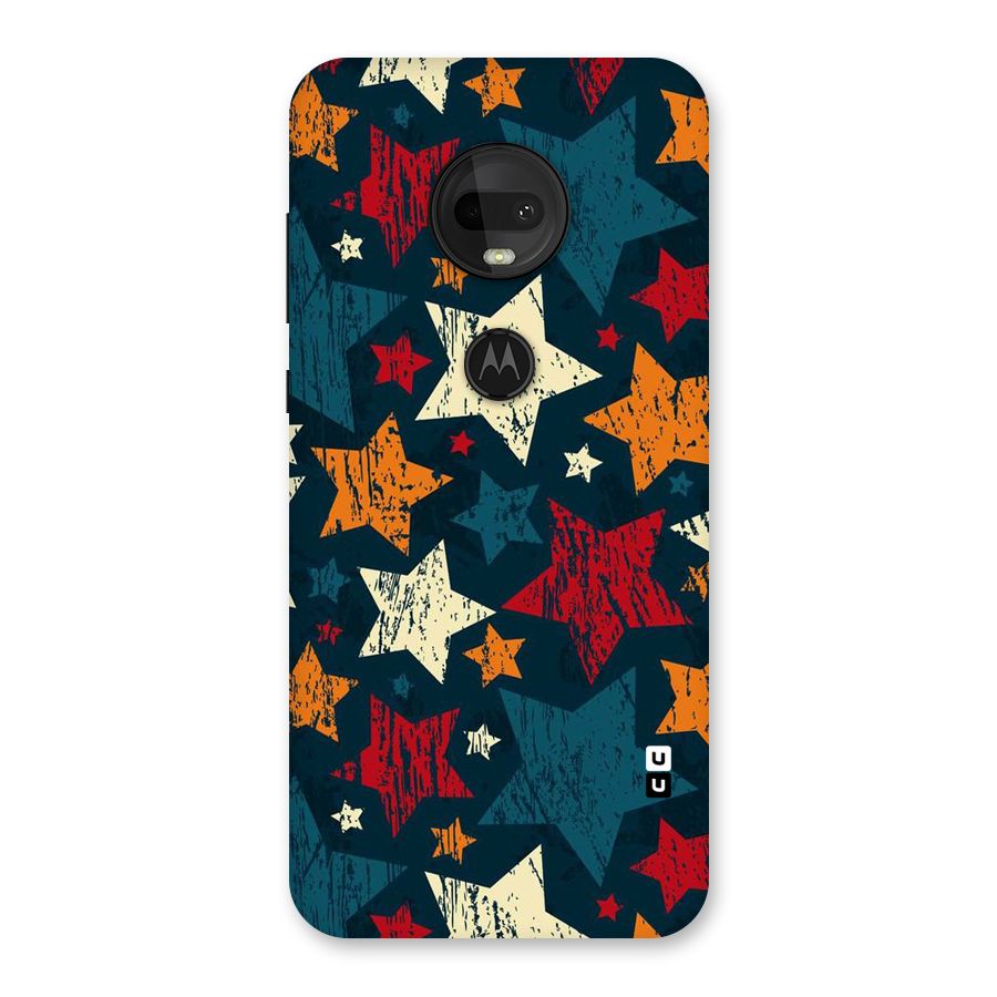 Rugged Star Design Back Case for Moto G7