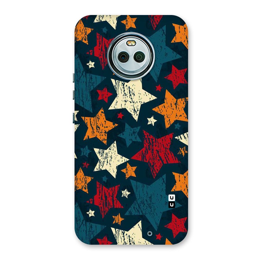 Rugged Star Design Back Case for Moto X4