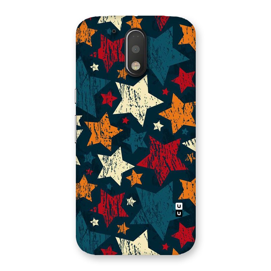 Rugged Star Design Back Case for Motorola Moto G4 Plus