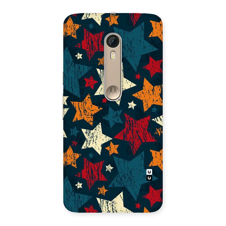 Rugged Star Design Back Case for Motorola Moto X Style