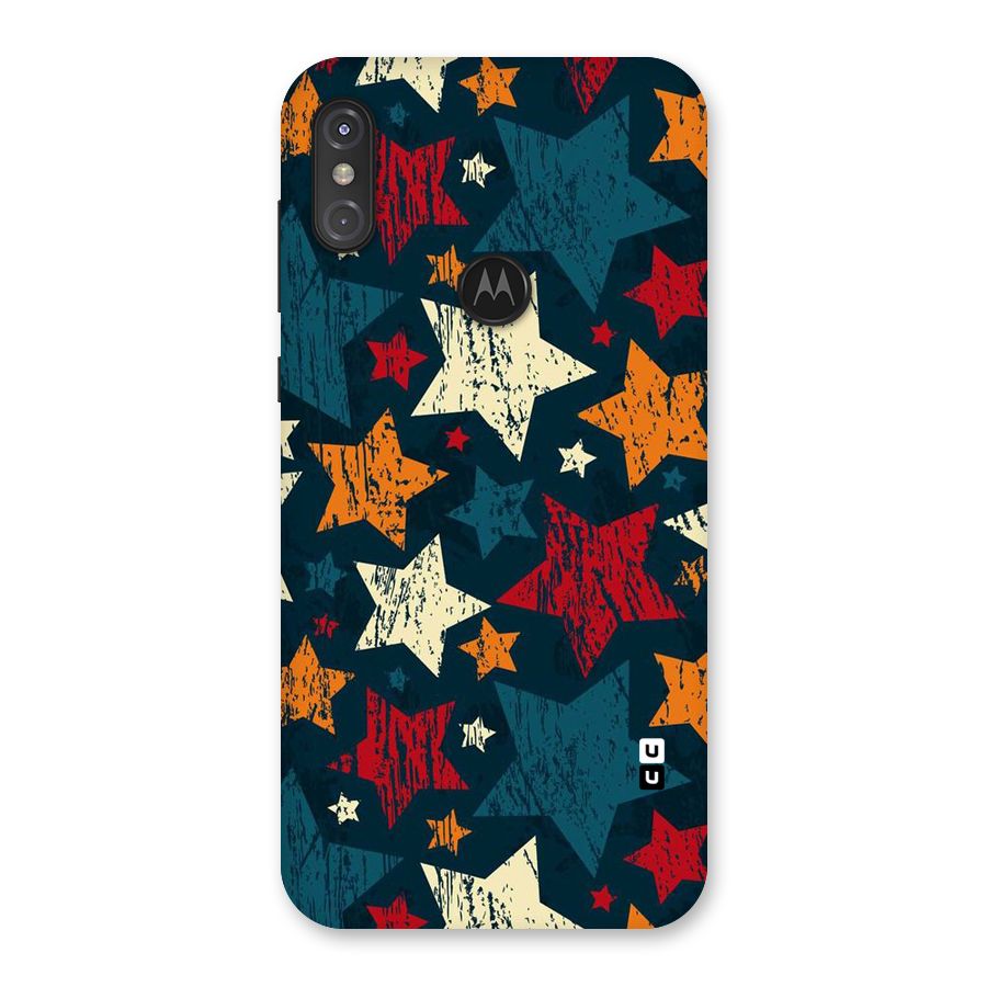 Rugged Star Design Back Case for Motorola One Power