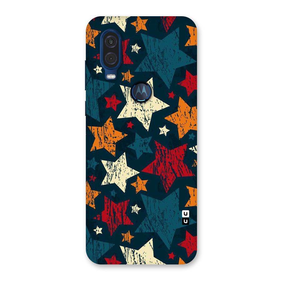 Rugged Star Design Back Case for Motorola One Vision