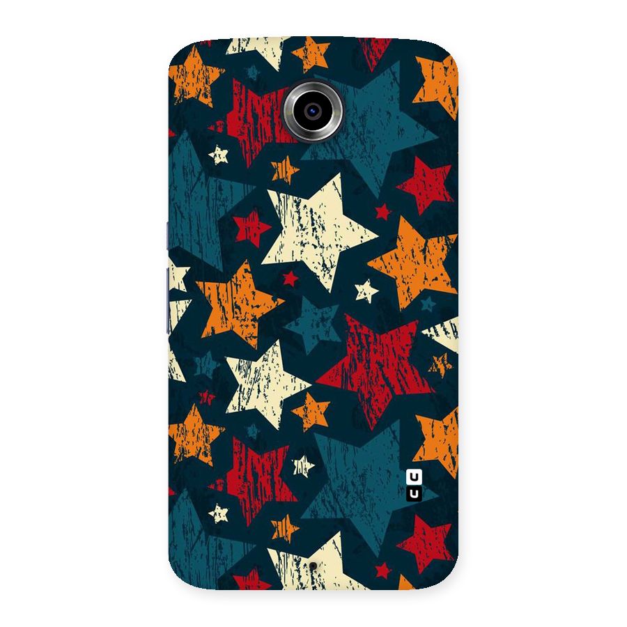 Rugged Star Design Back Case for Nexsus 6