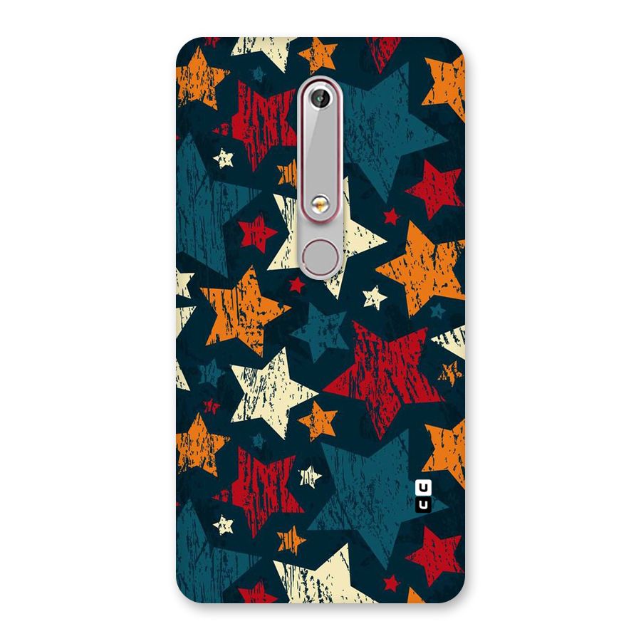 Rugged Star Design Back Case for Nokia 6.1
