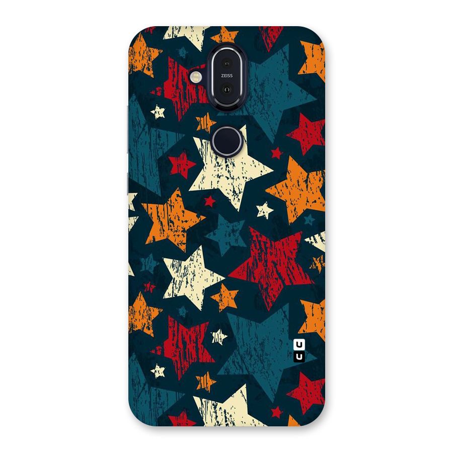 Rugged Star Design Back Case for Nokia 8.1