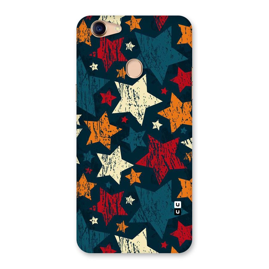 Rugged Star Design Back Case for Oppo F5 Youth