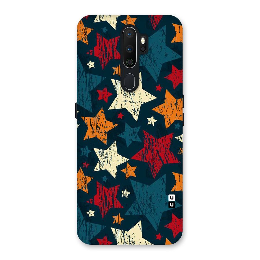 Rugged Star Design Back Case for Oppo A5 (2020)