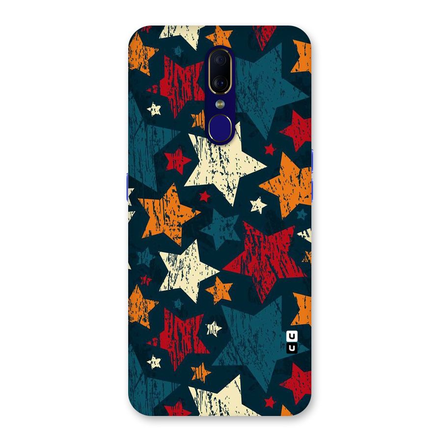 Rugged Star Design Back Case for Oppo A9