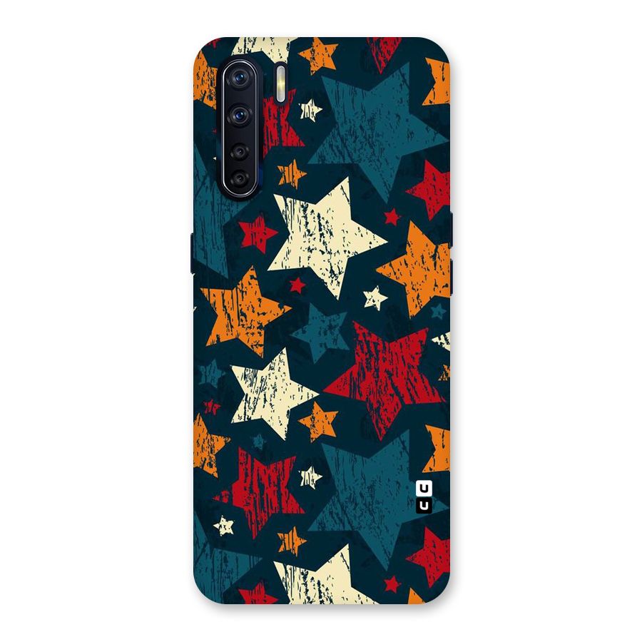 Rugged Star Design Back Case for Oppo F15