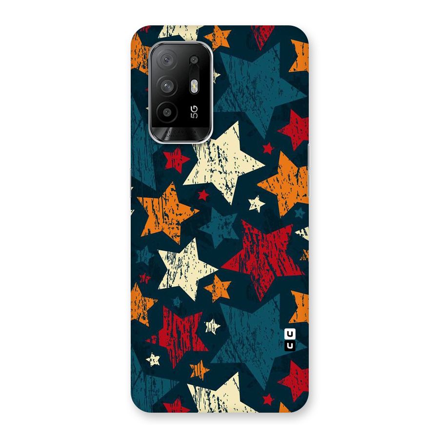 Rugged Star Design Back Case for Oppo F19 Pro Plus 5G