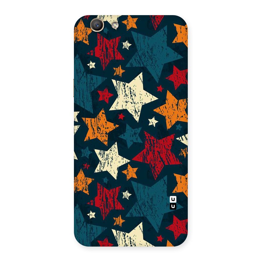 Rugged Star Design Back Case for Oppo F1s