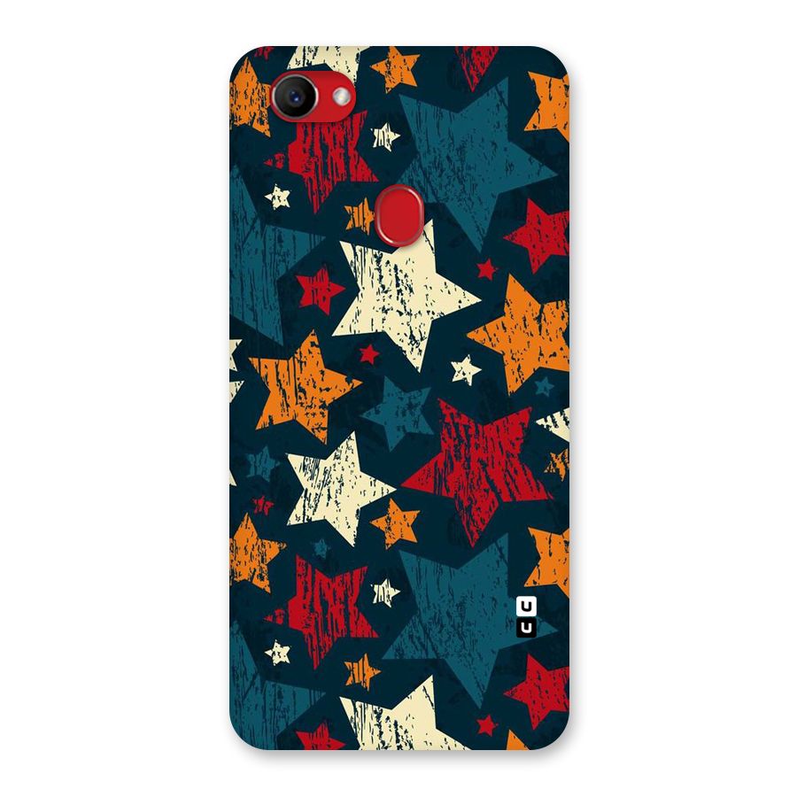 Rugged Star Design Back Case for Oppo F7