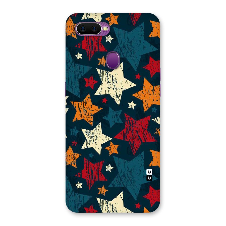 Rugged Star Design Back Case for Oppo F9