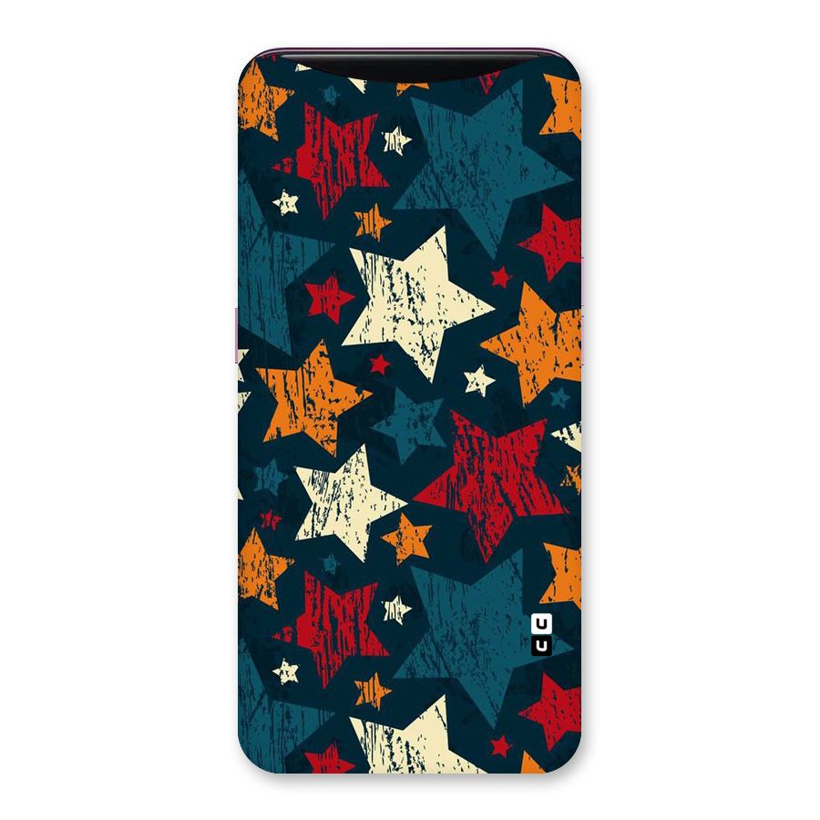 Rugged Star Design Back Case for Oppo Find X