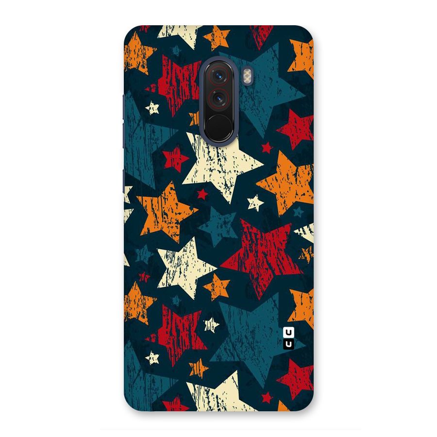 Rugged Star Design Back Case for Poco F1