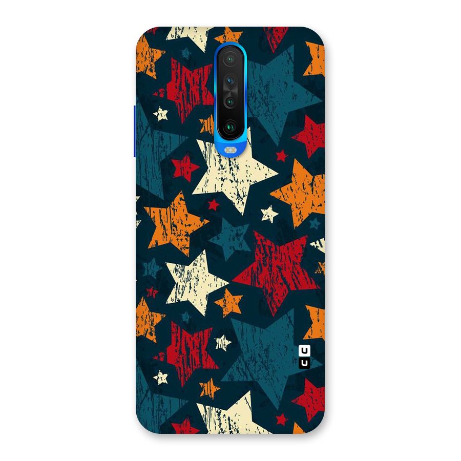 Rugged Star Design Back Case for Poco X2