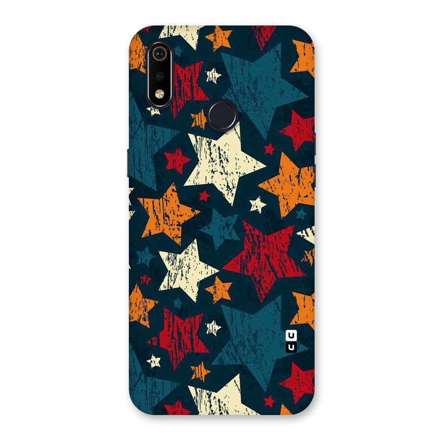 Rugged Star Design Back Case for Realme 3i