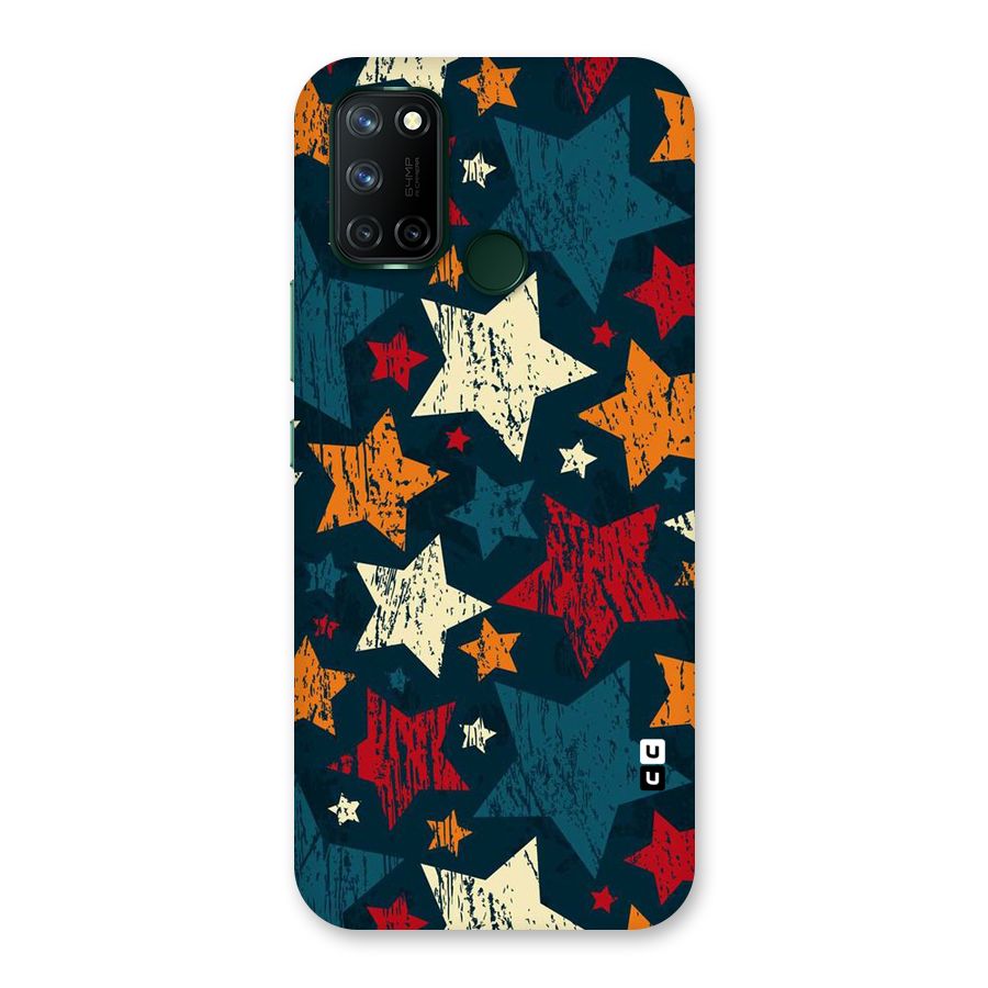 Rugged Star Design Back Case for Realme 7i