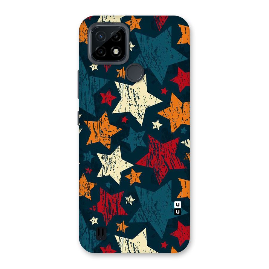 Rugged Star Design Back Case for Realme C21