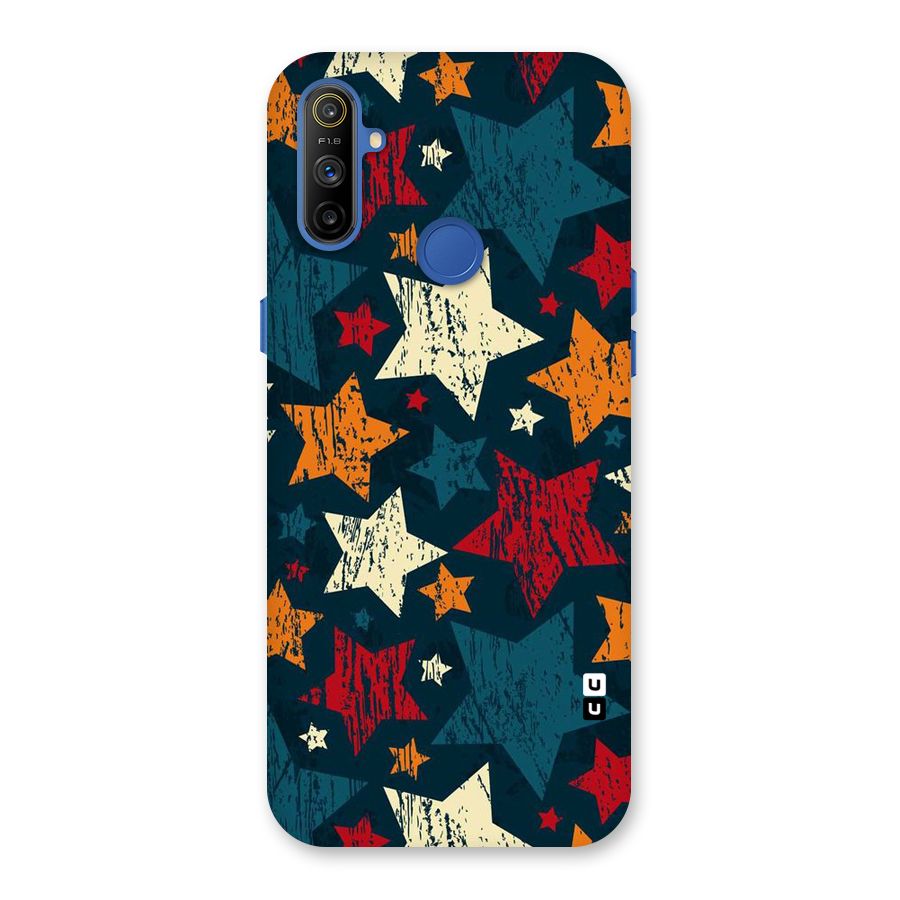 Rugged Star Design Back Case for Realme Narzo 10A