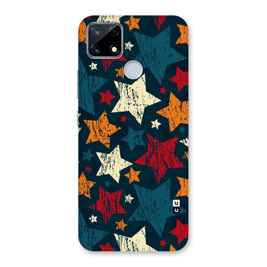 Rugged Star Design Back Case for Realme Narzo 20