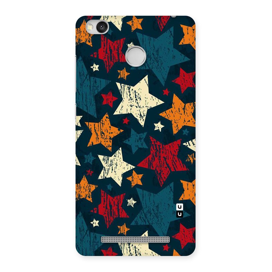 Rugged Star Design Back Case for Redmi 3S Prime