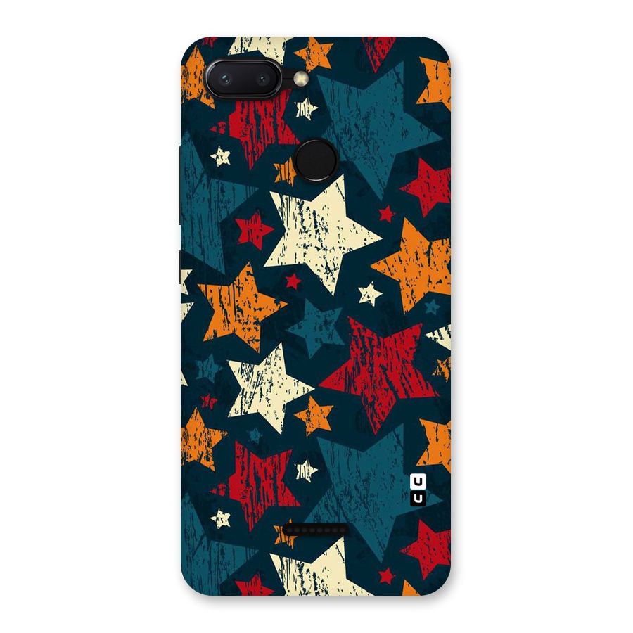 Rugged Star Design Back Case for Redmi 6