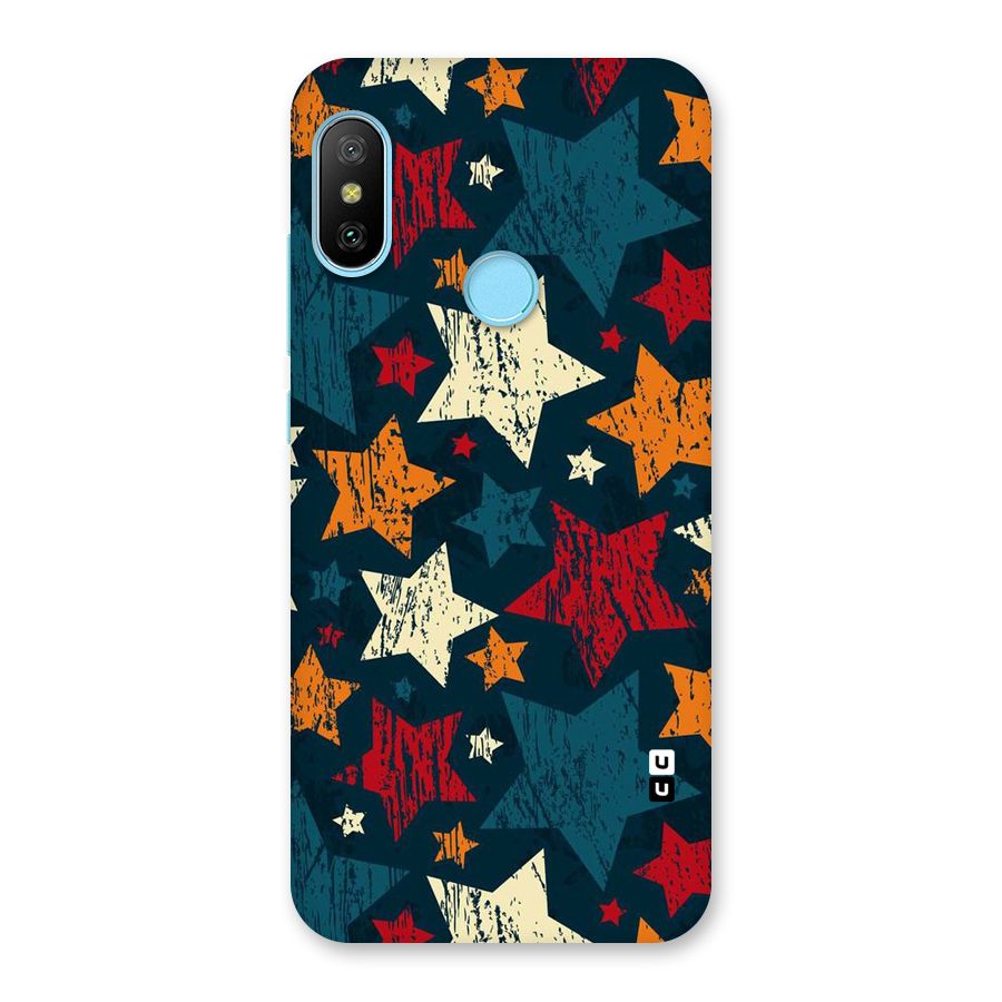 Rugged Star Design Back Case for Redmi 6 Pro