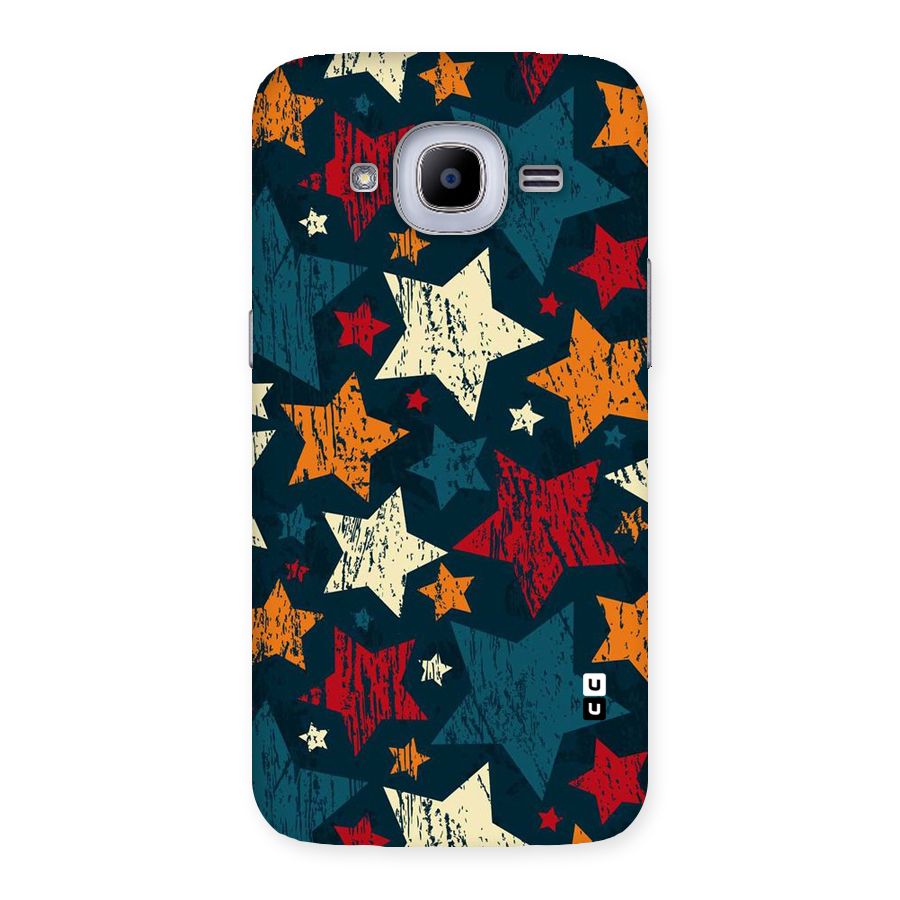 Rugged Star Design Back Case for Samsung Galaxy J2 Pro