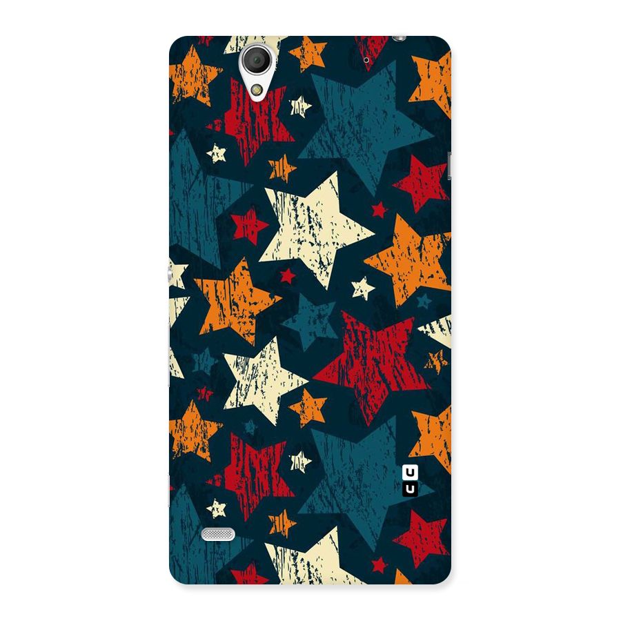 Rugged Star Design Back Case for Sony Xperia C4