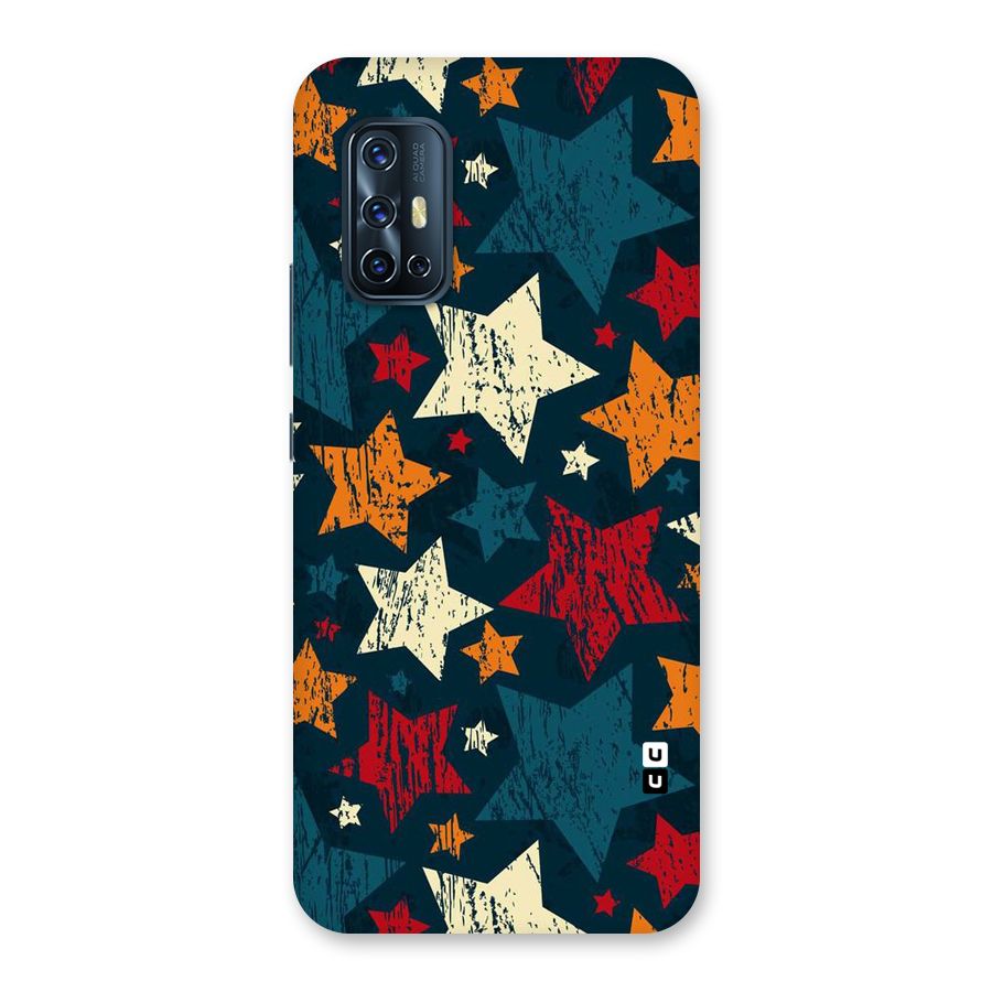 Rugged Star Design Back Case for Vivo V17