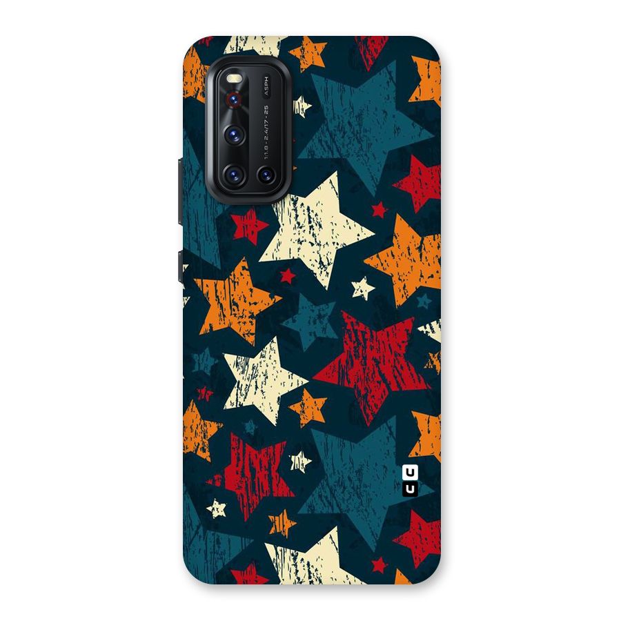 Rugged Star Design Back Case for Vivo V19