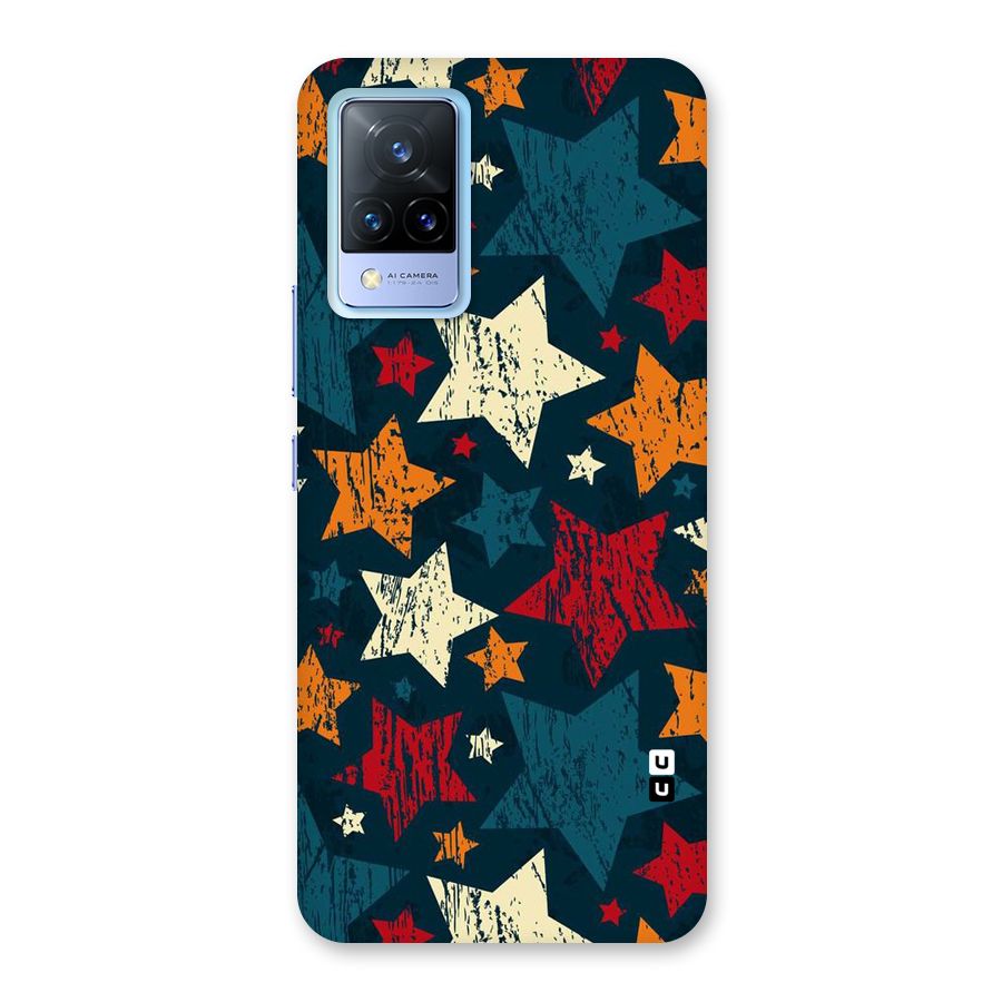 Rugged Star Design Back Case for Vivo V21 5G