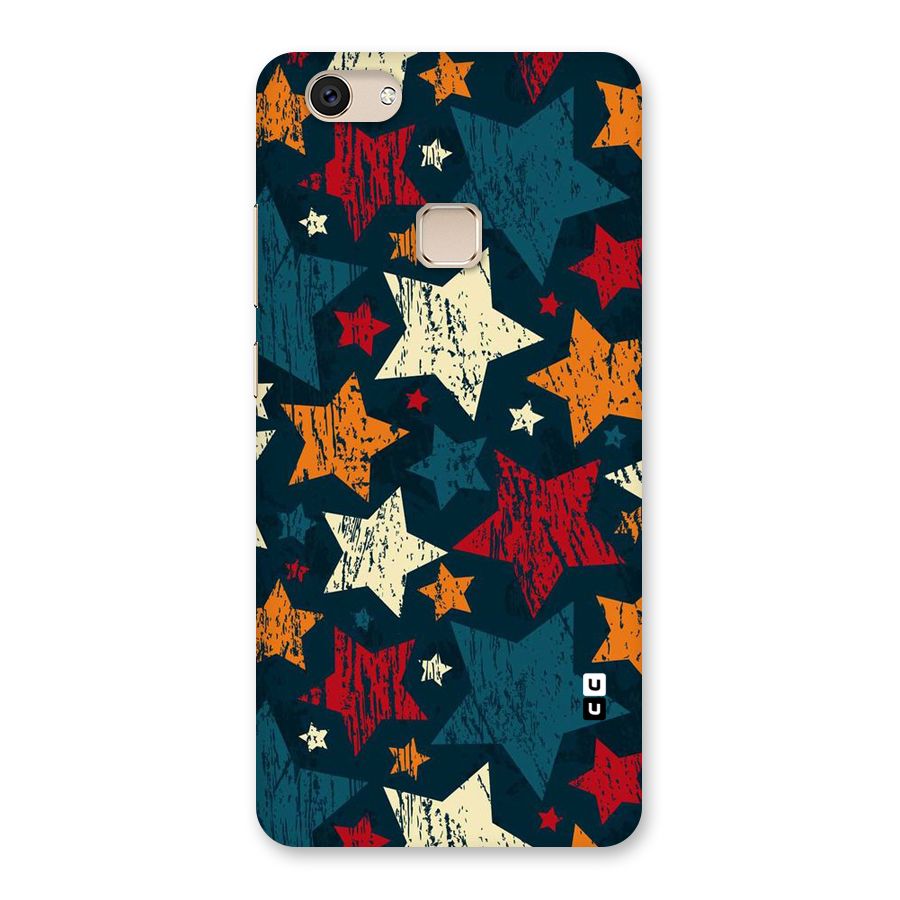 Rugged Star Design Back Case for Vivo V7