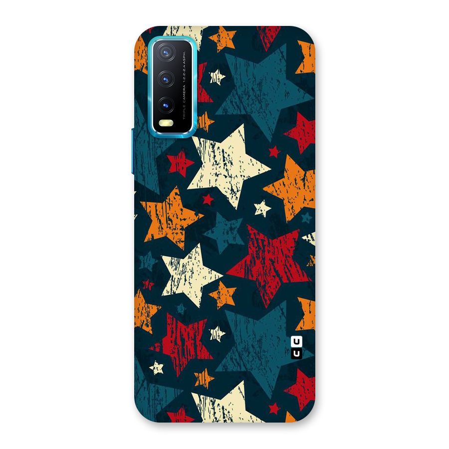 Rugged Star Design Back Case for Vivo Y20A
