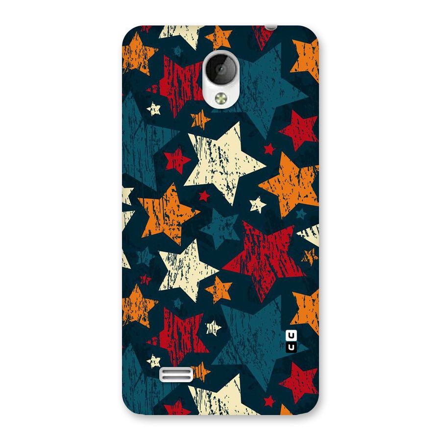 Rugged Star Design Back Case for Vivo Y21
