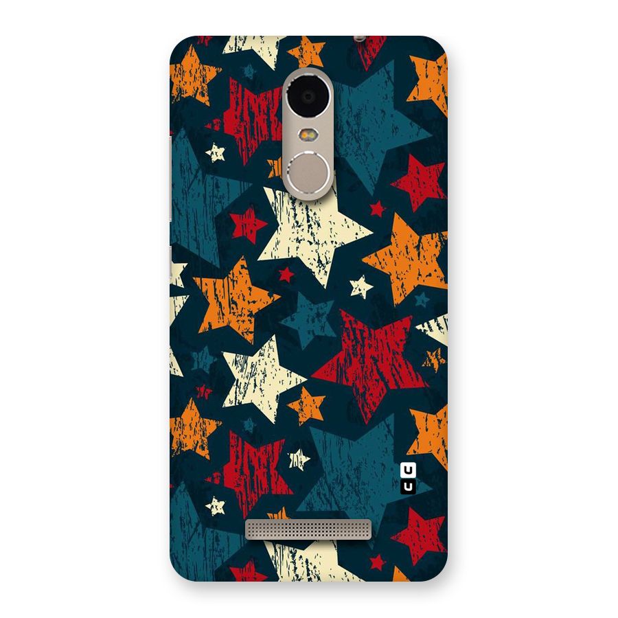 Rugged Star Design Back Case for Xiaomi Redmi Note 3