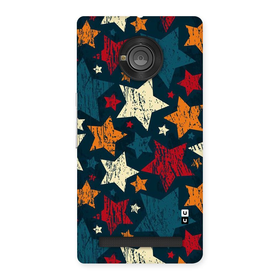Rugged Star Design Back Case for Yu Yuphoria