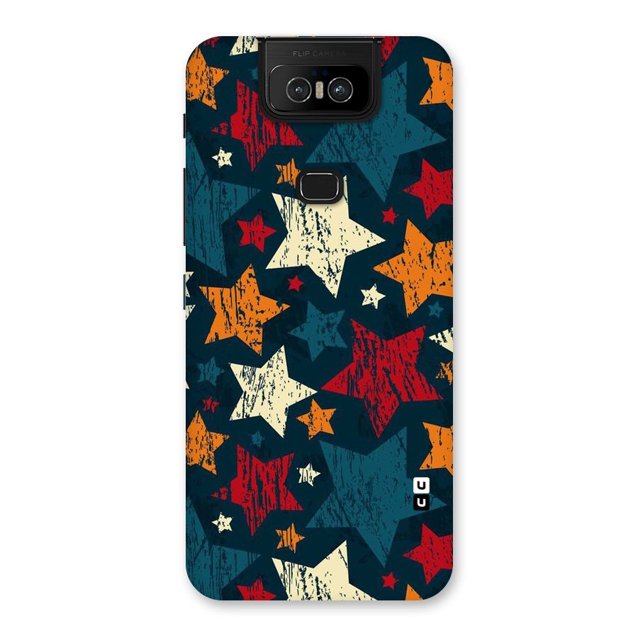Rugged Star Design Back Case for Zenfone 6z