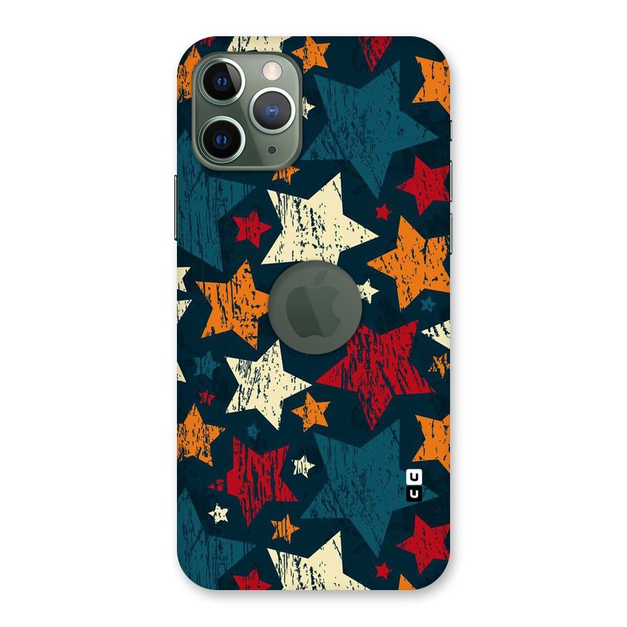 Rugged Star Design Back Case for iPhone 11 Pro Logo  Cut