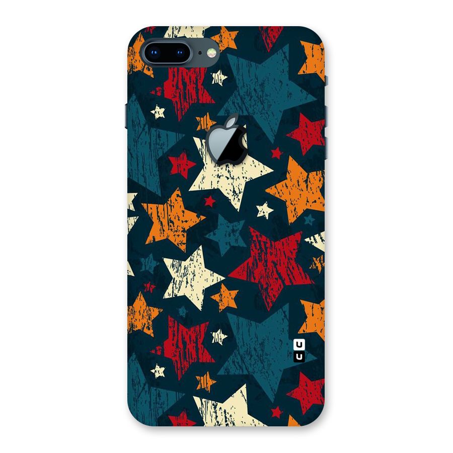 Rugged Star Design Back Case for iPhone 7 Plus Apple Cut