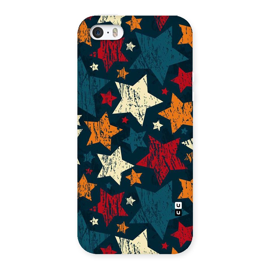Rugged Star Design Back Case for iPhone SE
