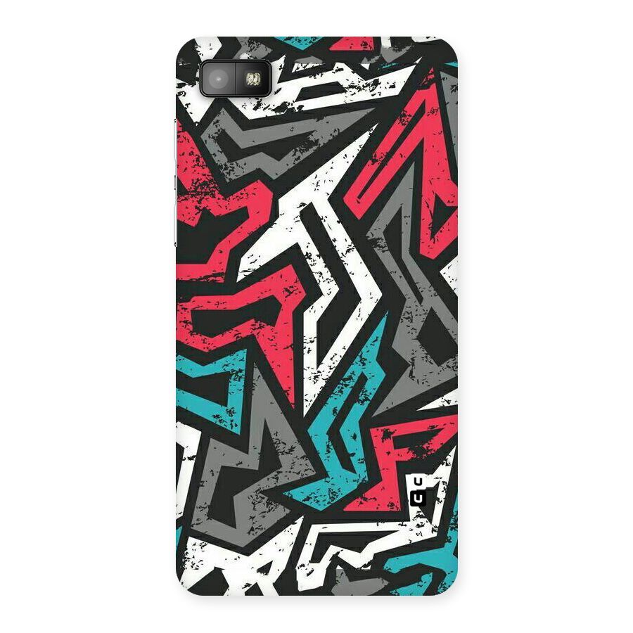 Rugged Strike Abstract Back Case for Blackberry Z10