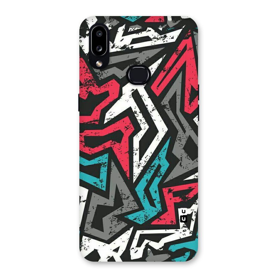 Rugged Strike Abstract Back Case for Galaxy A10s