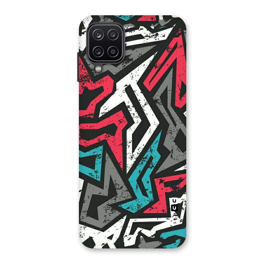 Rugged Strike Abstract Back Case for Galaxy A12