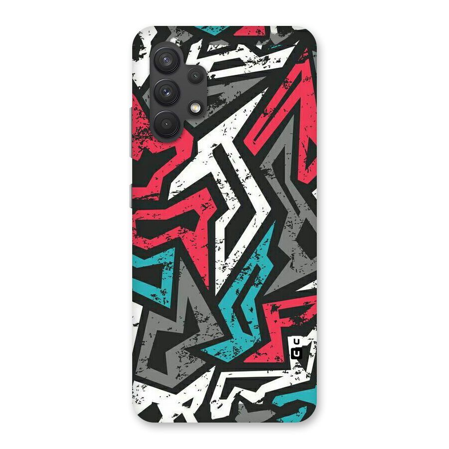 Rugged Strike Abstract Back Case for Galaxy A32